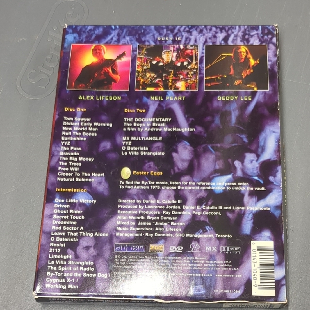 Rush in Rio DVD - Picture 2 of 2